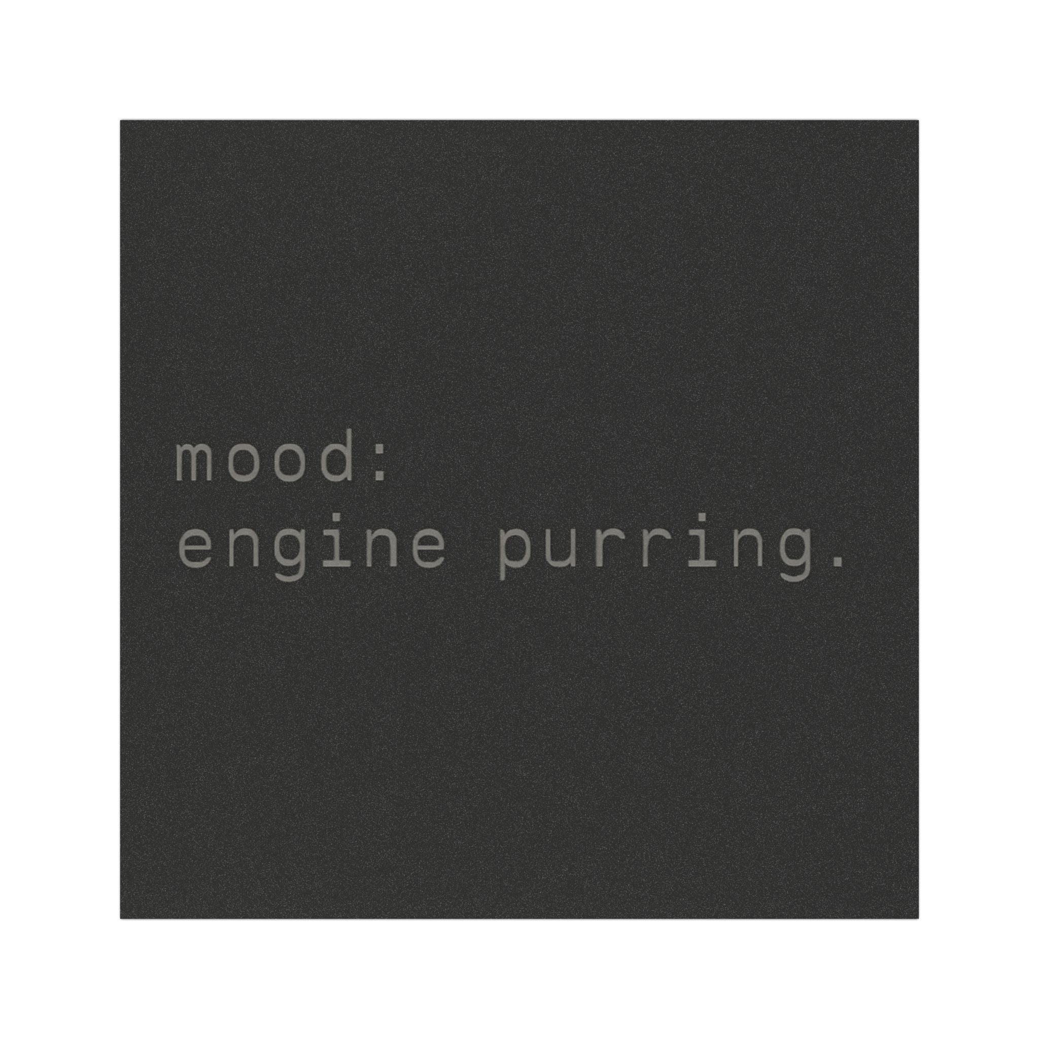 Car Magnet: Mood: Engine Purring