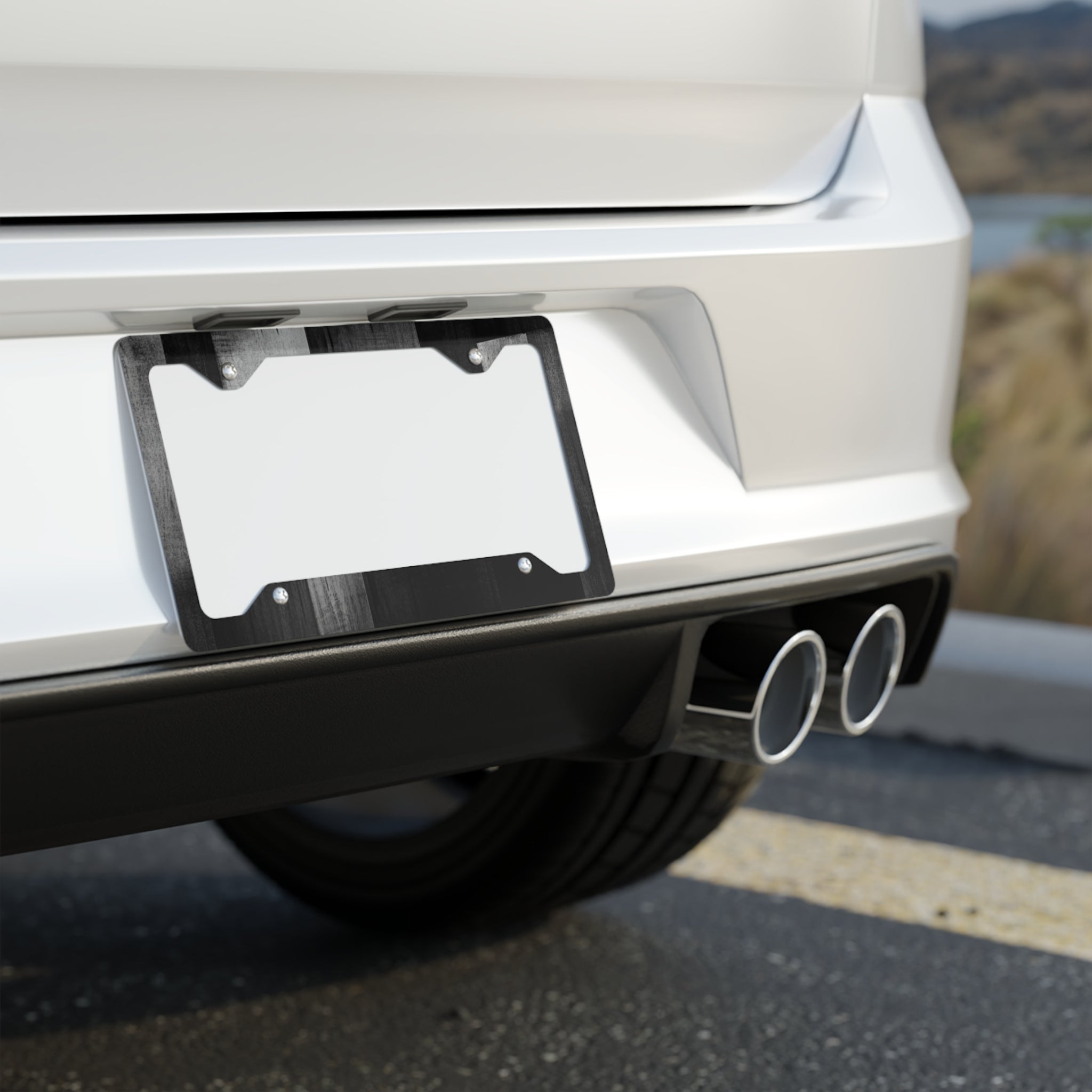 Stylish Metal License Plate Frame