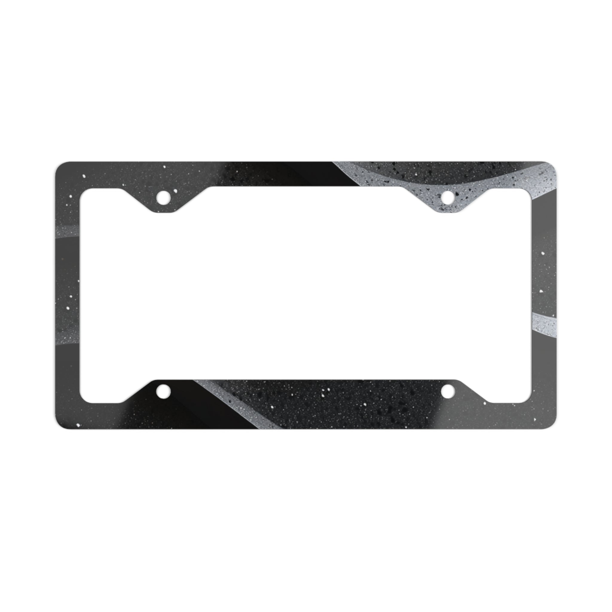 Sleek Metal License Plate Frame