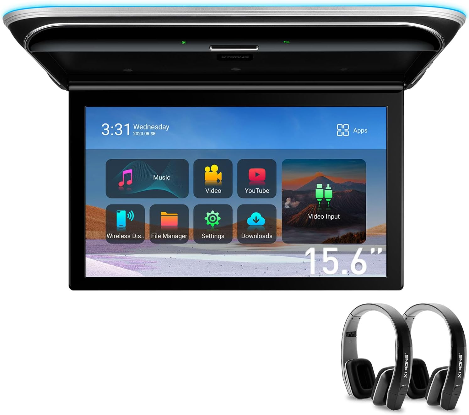 XTRONS 15.6" 8K IPS Roof Monitor