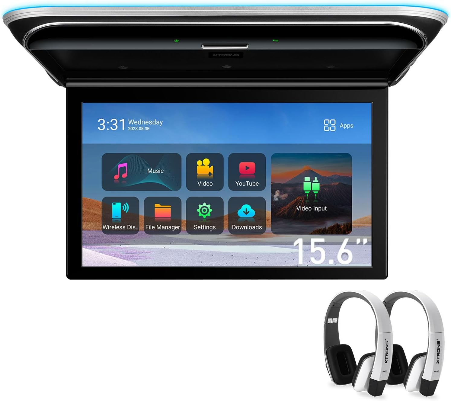 XTRONS 15.6" 8K IPS Roof Monitor