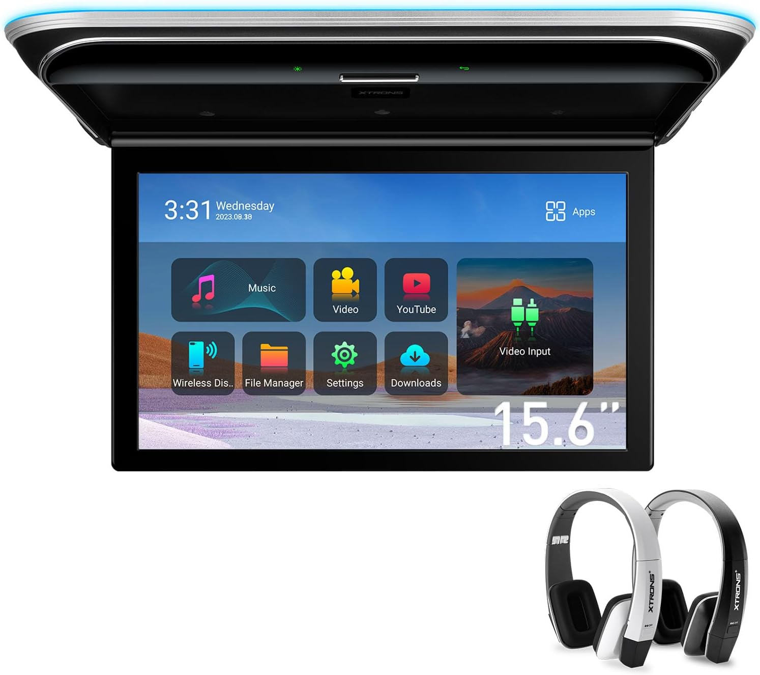 XTRONS 15.6" 8K IPS Roof Monitor