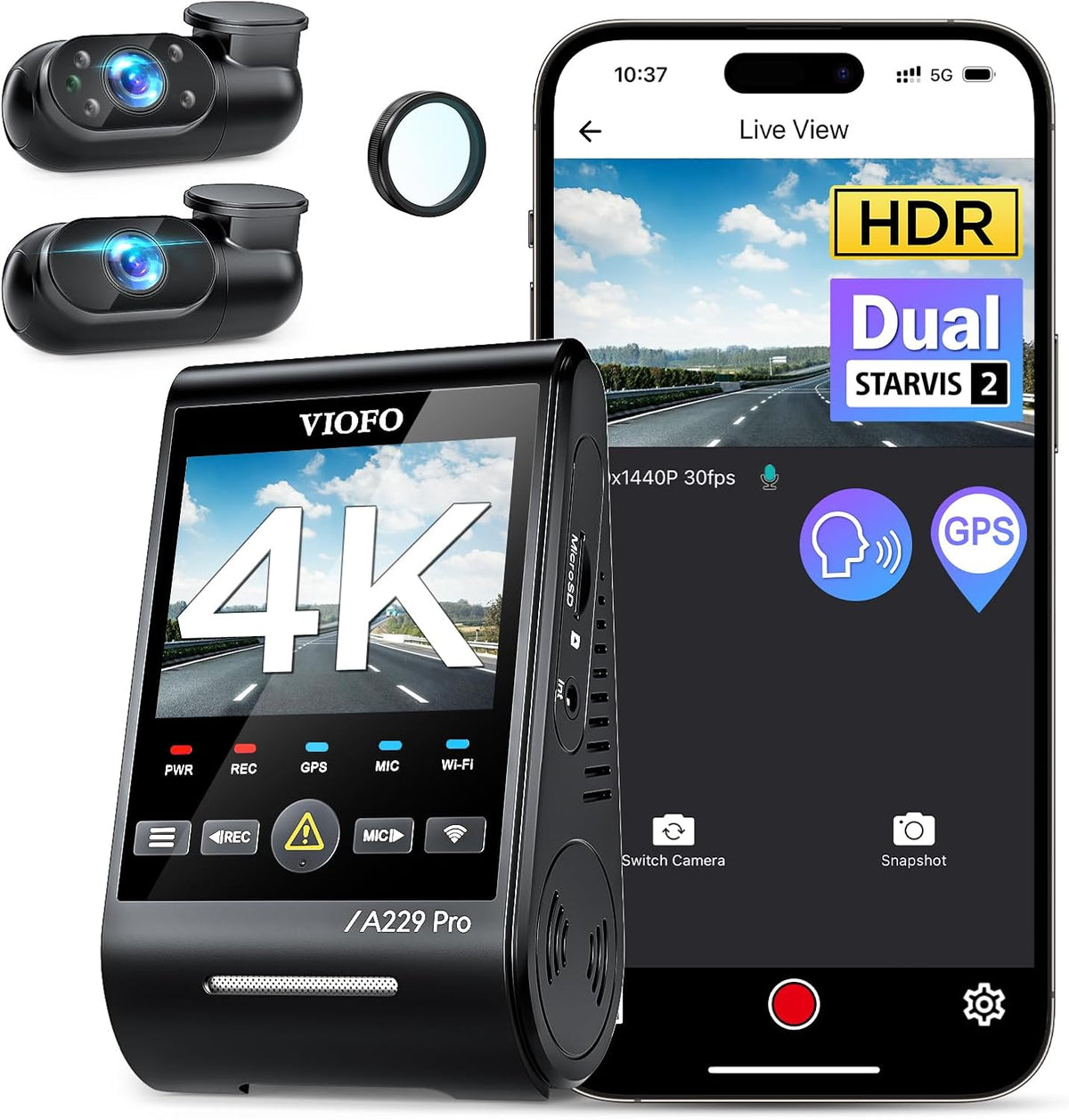 A229 Pro 3CH 4K HDR IMX678 IMX675 512GB