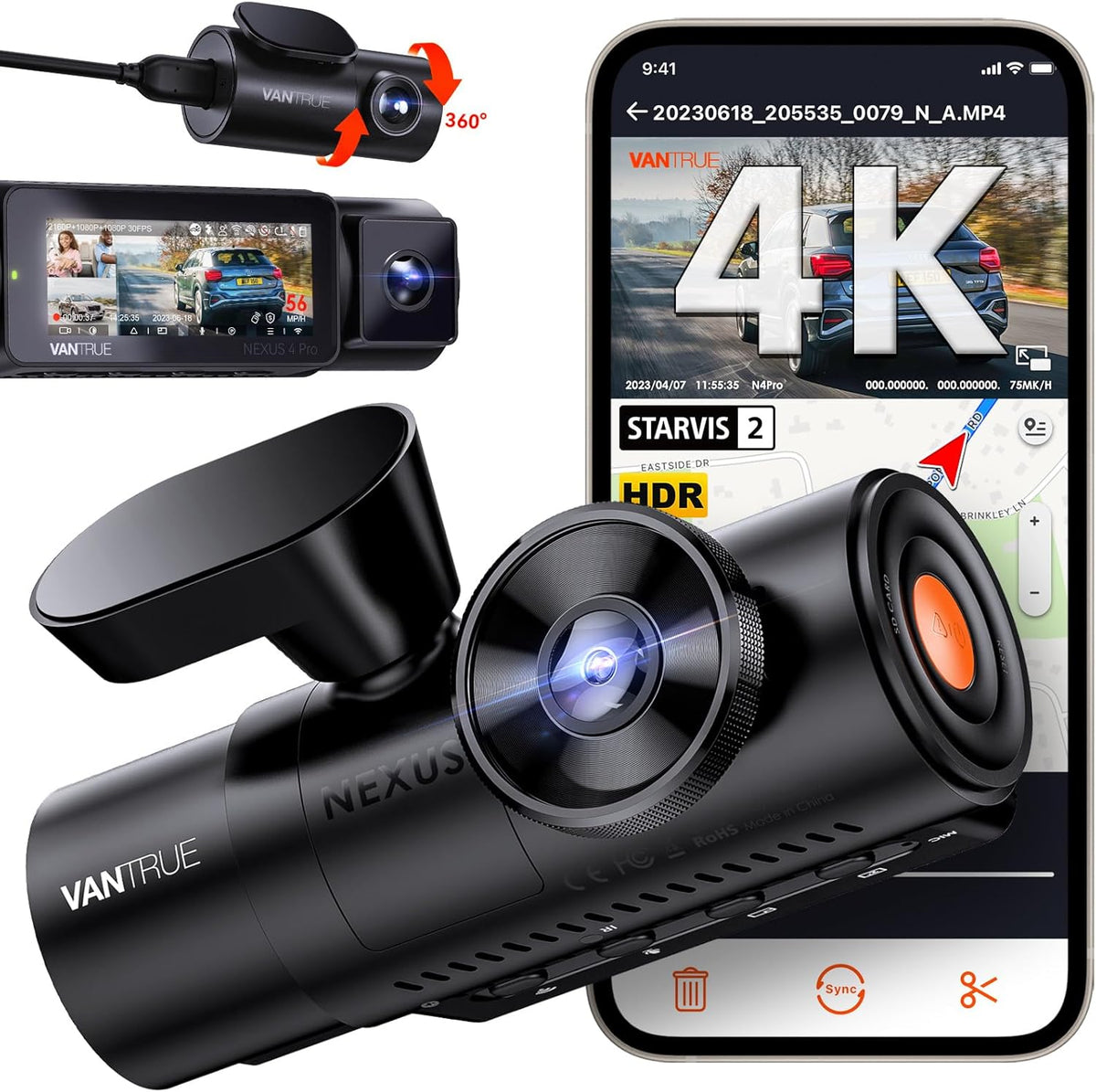 N4 Pro 4K 3CH IMX678 STARVIS2 512GB