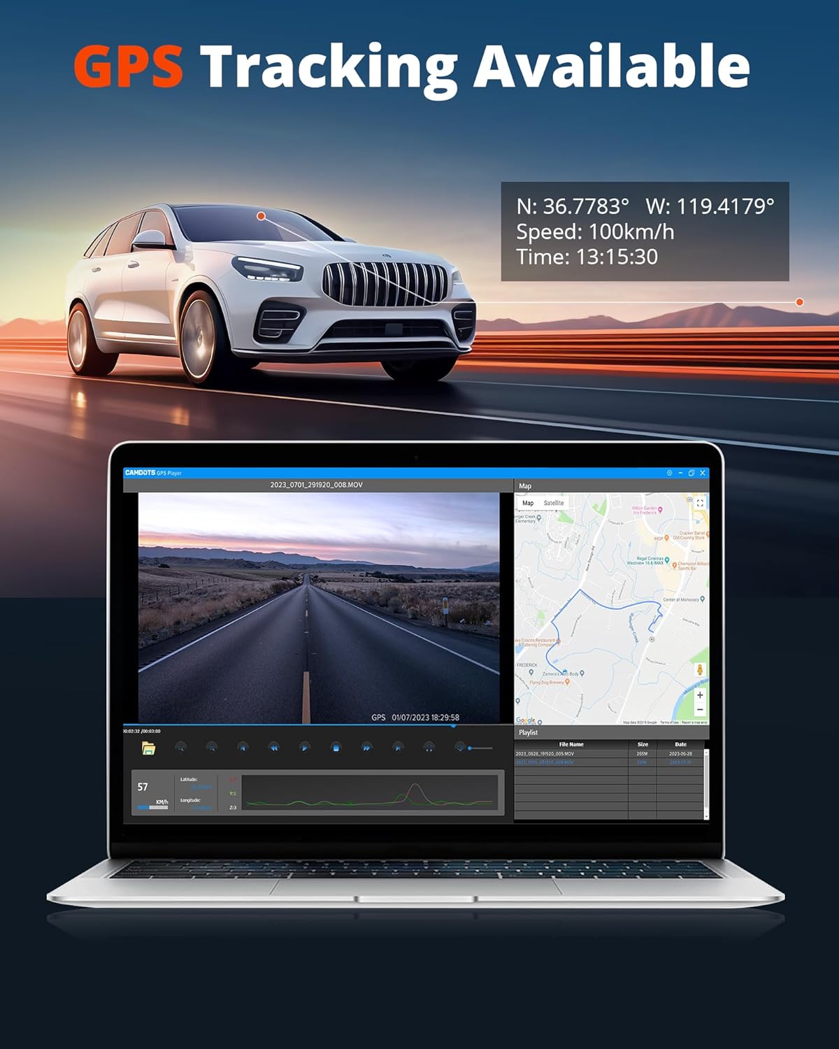 D4 4K Dual 32GB GPS 3"