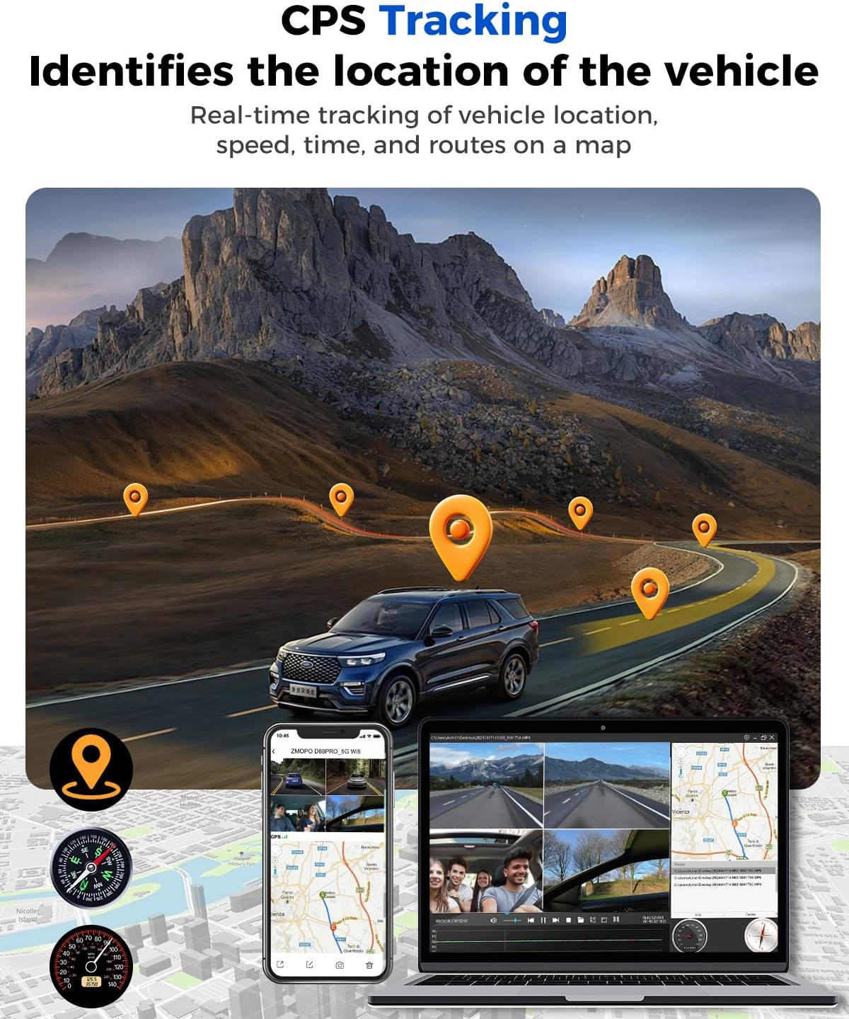 360° 4CH GPS 5G WiFi 128GB
