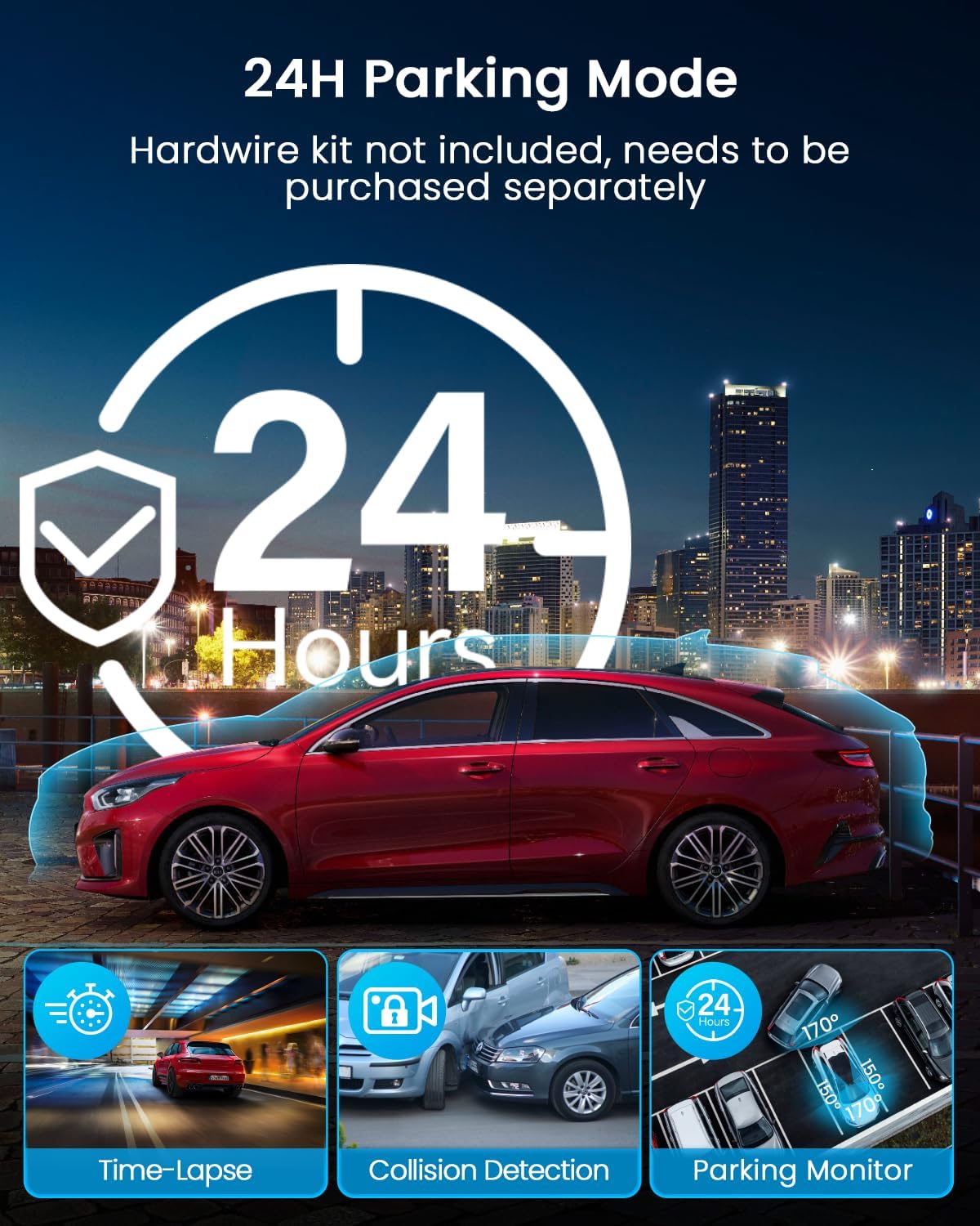 N5 4CH 360° 1080P 128GB 5G WiFi