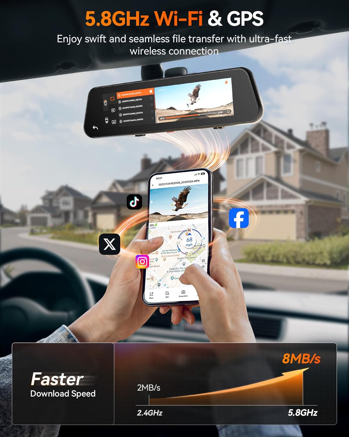G900 PRO 12" 4K+2.5K IMX678 128GB GPS