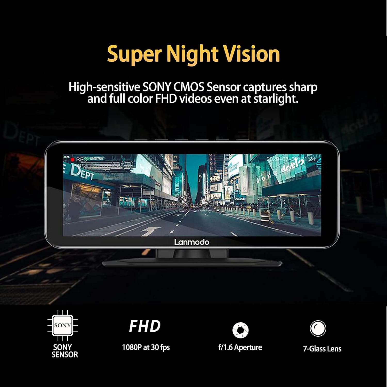 Vast Pro 8" FHD 1350FT SONY CMOS