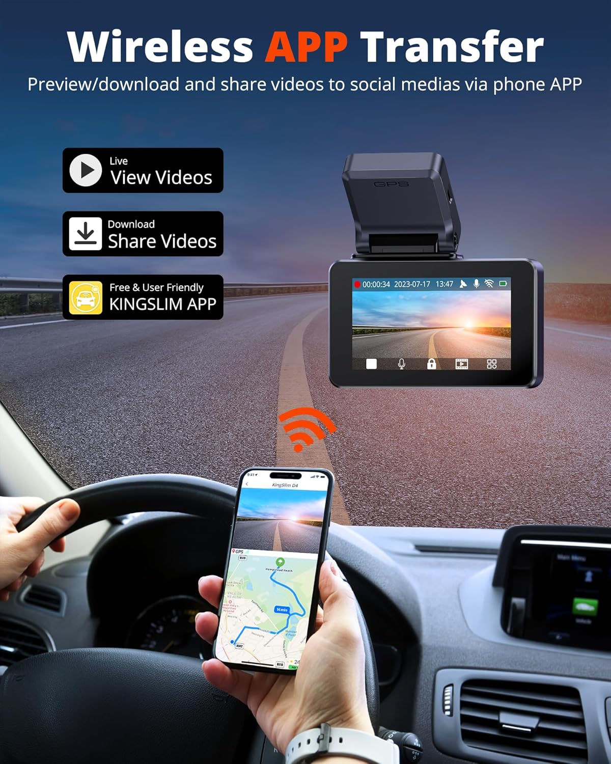 D4 4K Dual 32GB GPS 3"