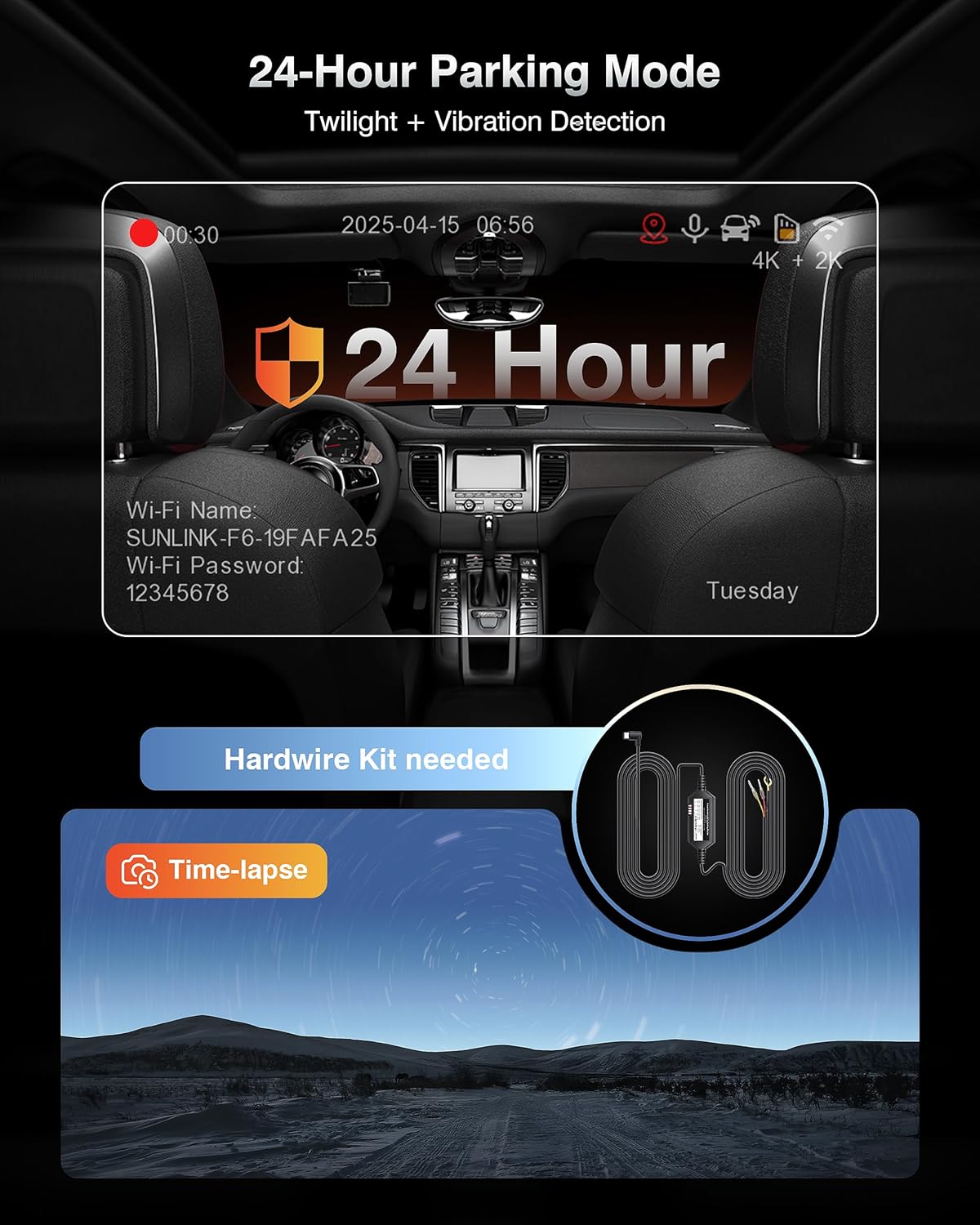 4K Dual GPS 5.8G WiFi 3" 64GB