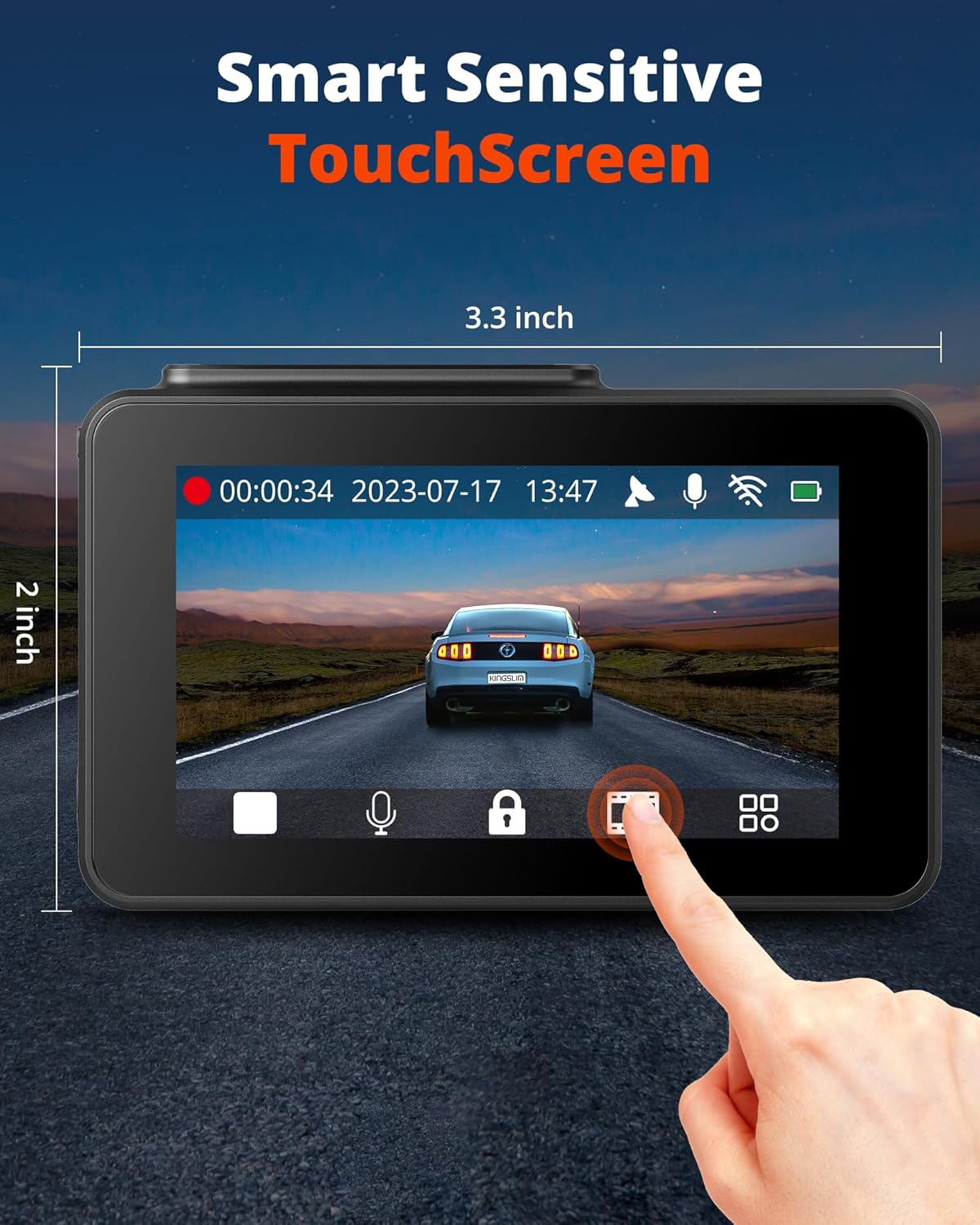 D4 4K Dual 32GB GPS 3"