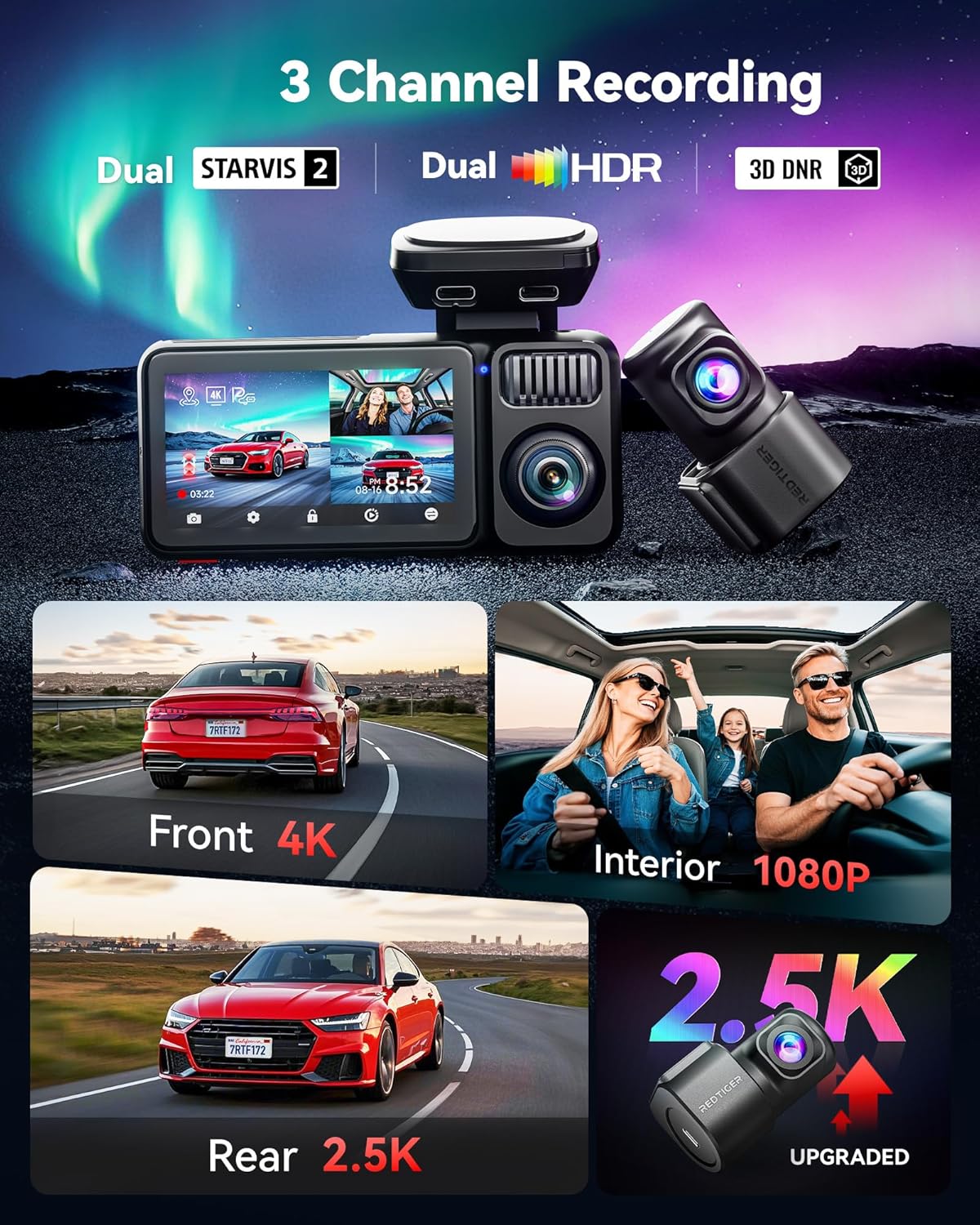 F17 Elite 4K 3CH IMX678 IMX675 128GB