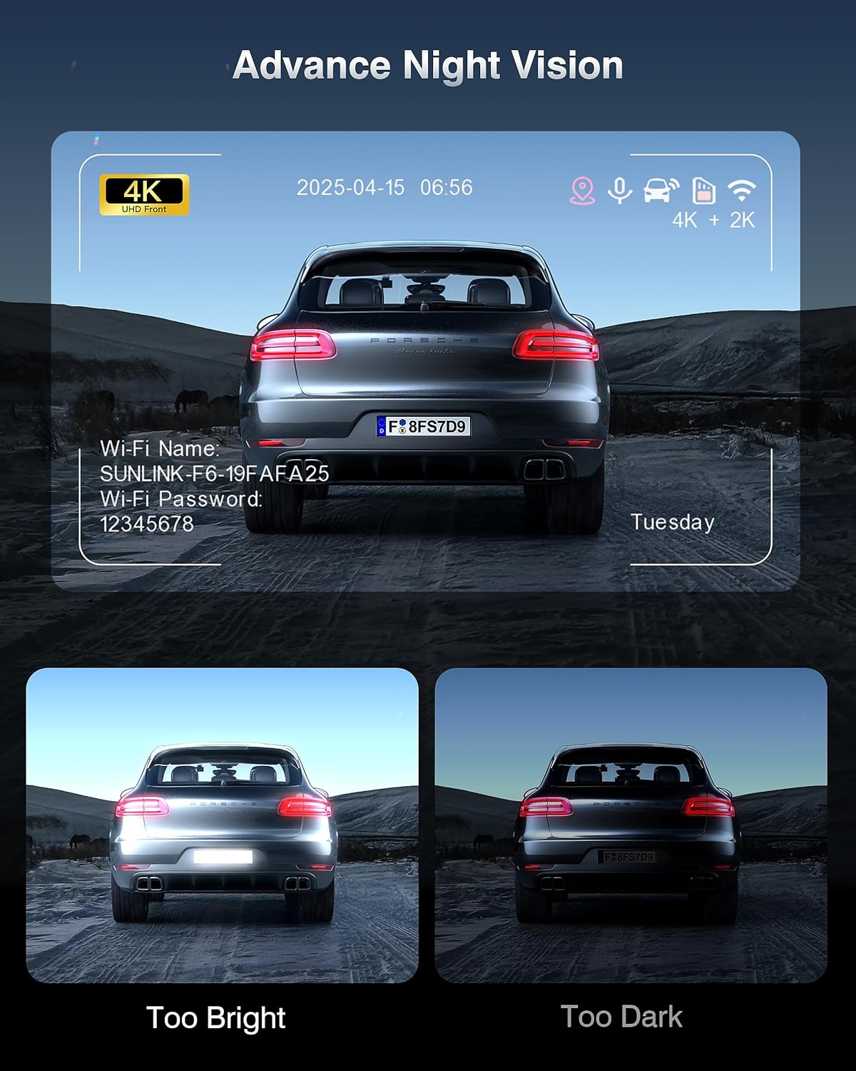 4K Dual GPS 5.8G WiFi 3" 64GB